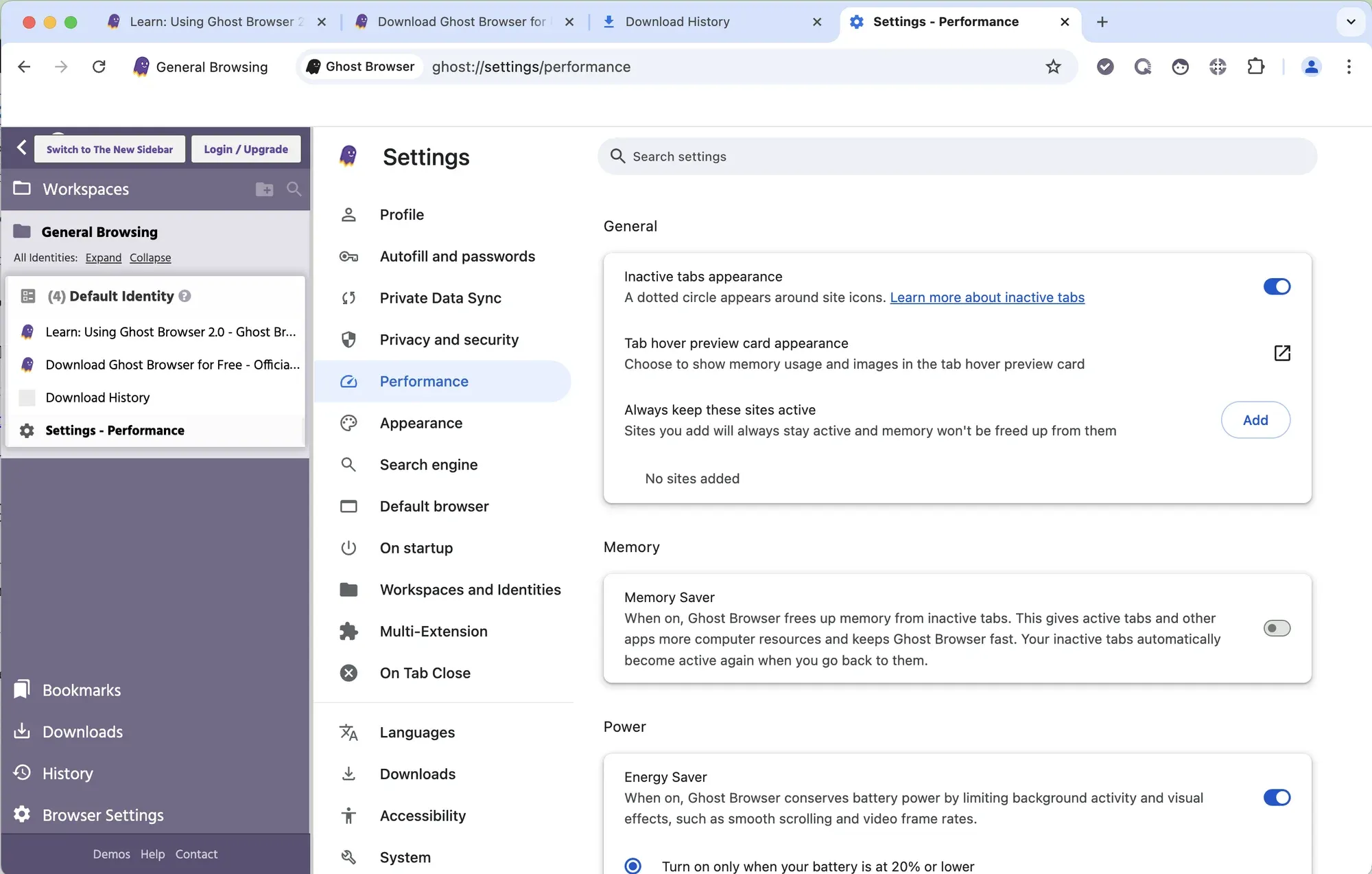 Преимущества браузера-призрака